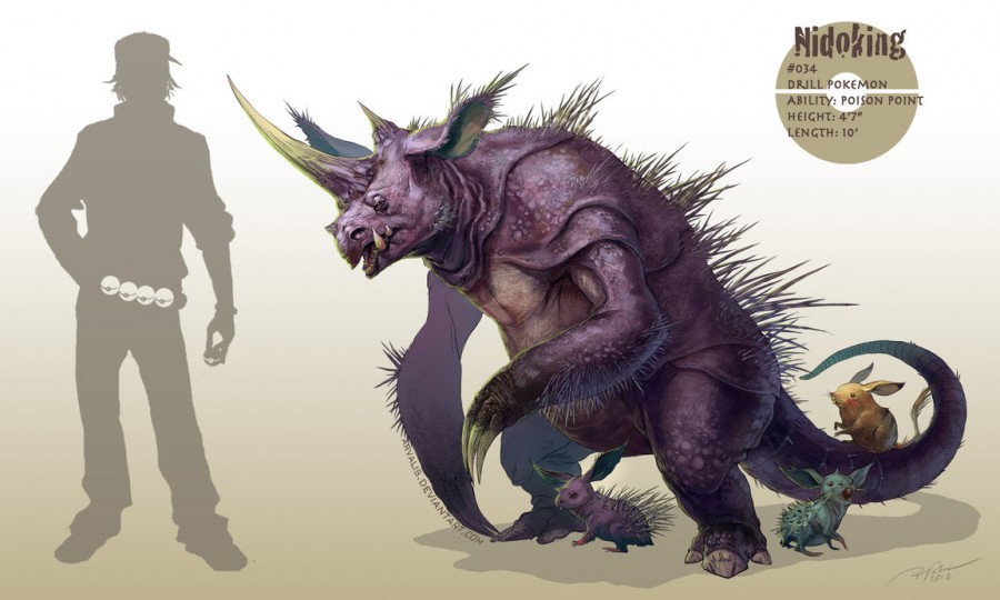 Nidoking | Illustration by RJ Palmer Nidoking | Illustration by RJ Palmer