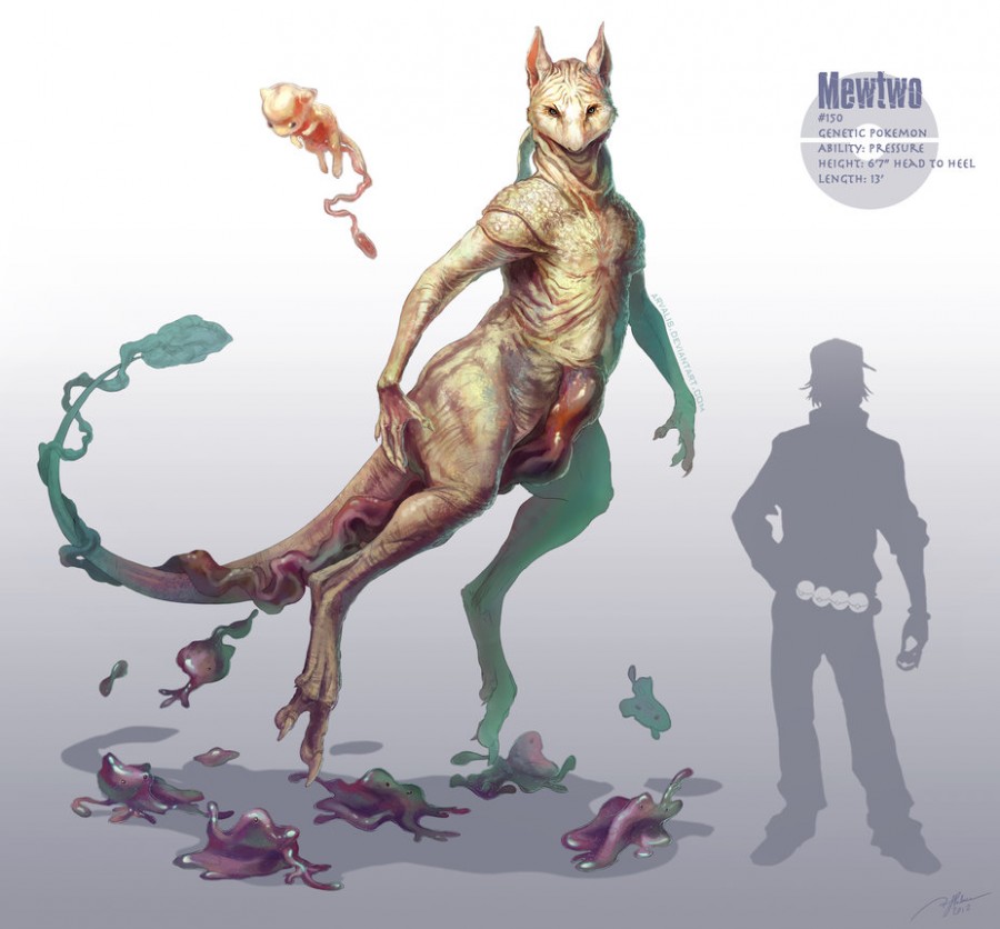 Mewtwo | Illustration by RJ Palmer Mewtwo | Illustration by RJ Palmer