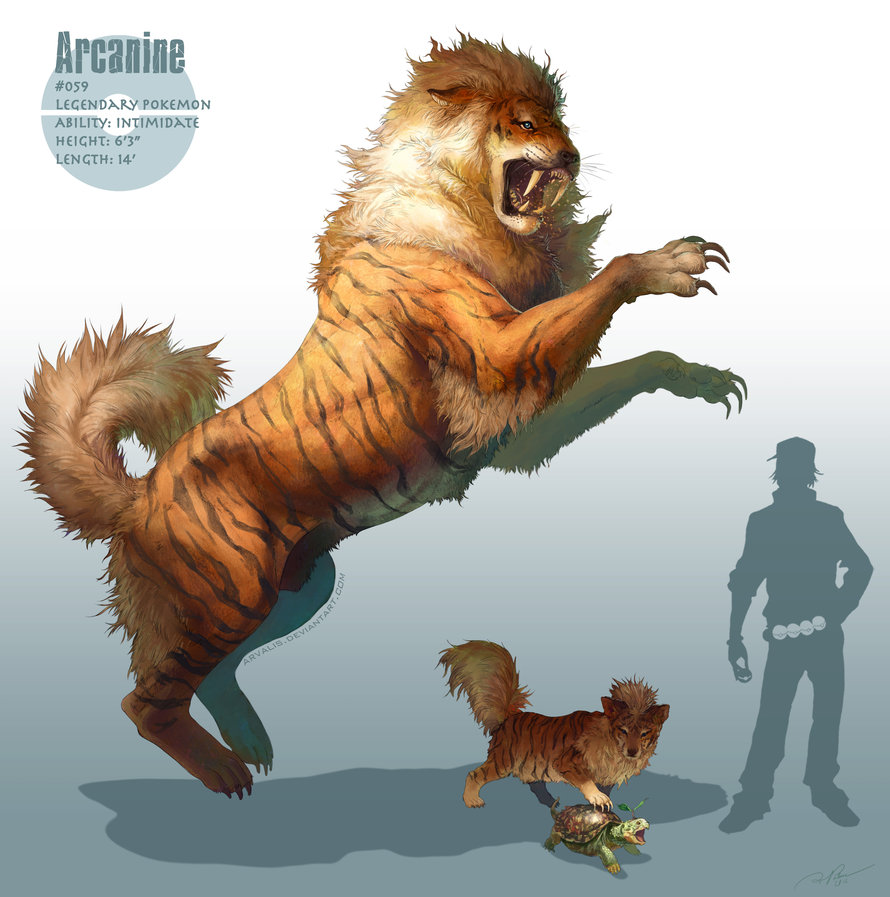 Arcanine | Illustration by RJ Palmer Arcanine | Illustration by RJ Palmer