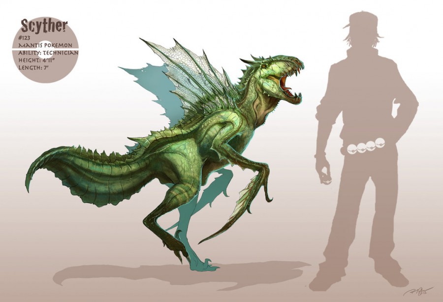 Scyther | Illustration by RJ Palmer Scyther | Illustration by RJ Palmer
