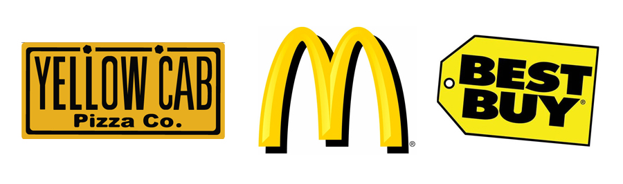 Logo Design with Color Psychology - YELLOW Logo Design with Color Psychology - YELLOW
