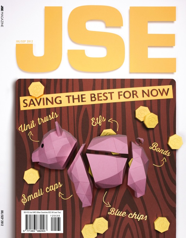 JSE Magazine Cover Paper modelling for Inspiration