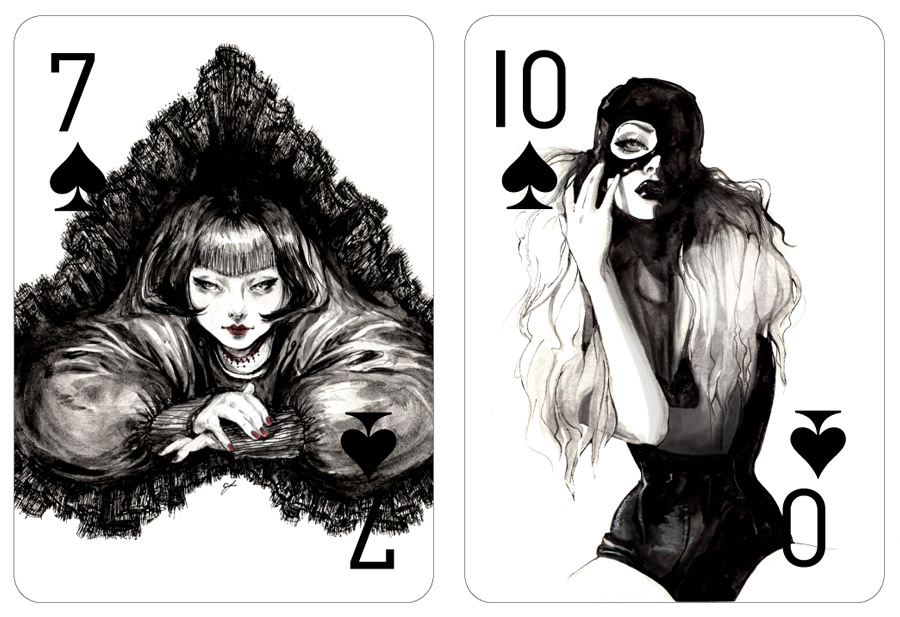 Fashion Playing Cards Project by Connie Lim Fashion Playing Cards Project by Connie Lim
