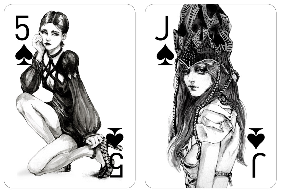 Fashion Playing Cards Project by Connie Lim Fashion Playing Cards Project by Connie Lim