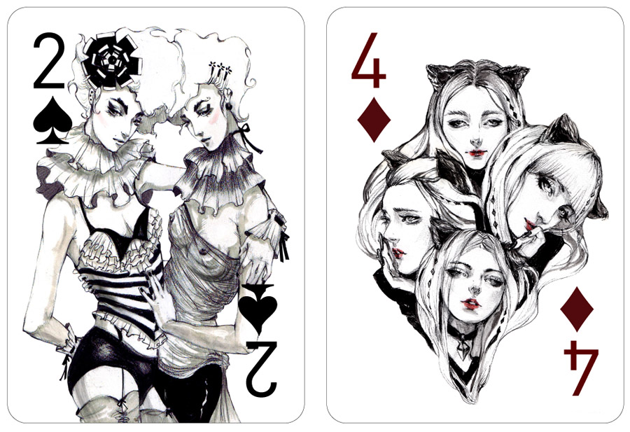 Fashion Playing Cards Project by Connie Lim Fashion Playing Cards Project by Connie Lim