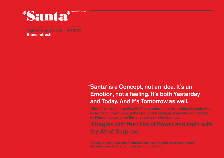 Quietroom Santa Brand Book Brand Book