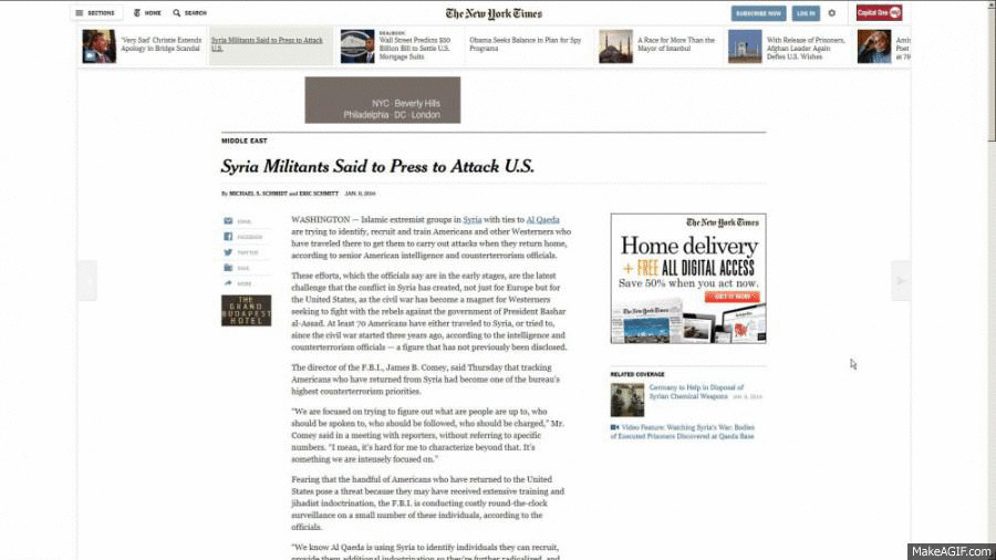 New York Times Website Redesign New York Times Website Redesign