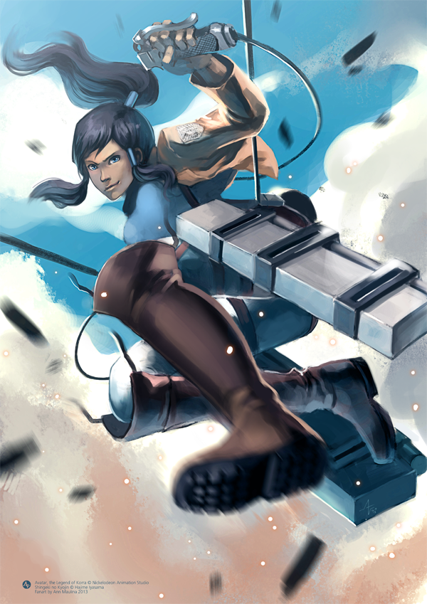 Korra's Attack on Titan by N-Maulina Korra's Attack on Titan by N-Maulina
