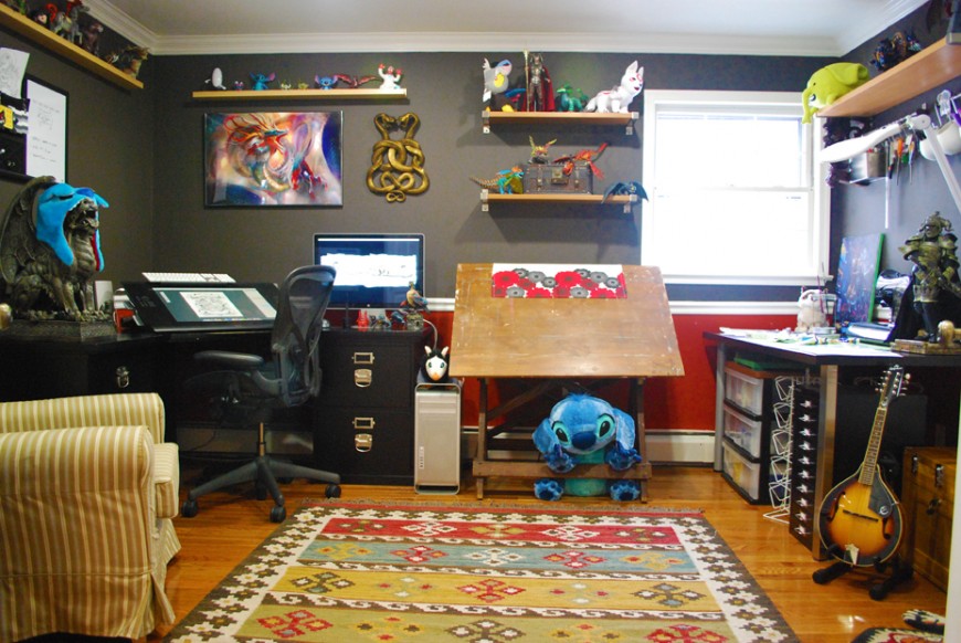 Work space of Eric Proctor Work space of Eric Proctor