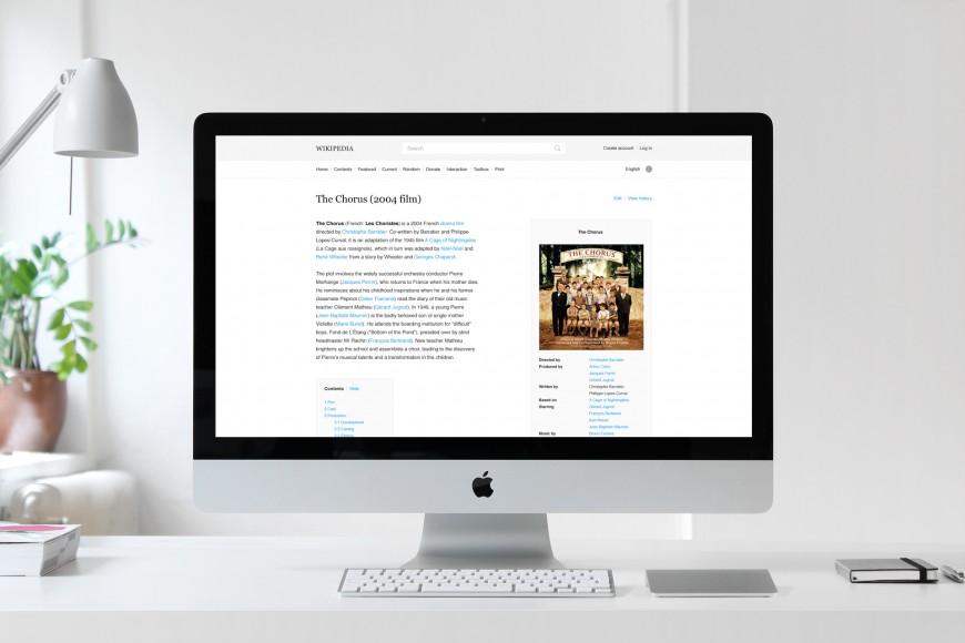Wikipedia Desktop Layout via 1910 Design & Communication Wikipedia Desktop Layout via 1910 Design & Communication