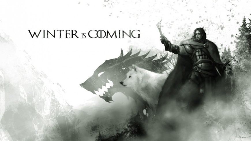 Jon Snow and Ghost - Digital Illustration by Darren Geers Jon Snow and Ghost - Digital Illustration by Darren Geers