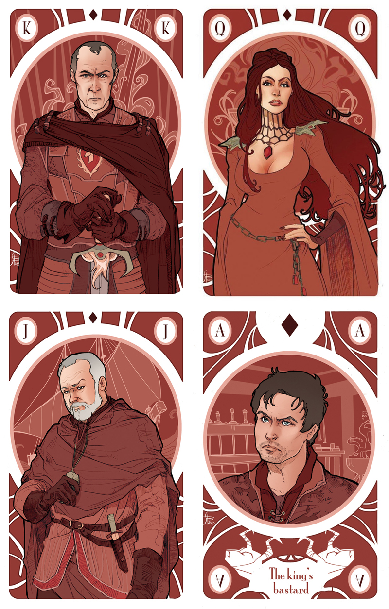 Game of Thrones' Cards by Simona Bonafini Game of Thrones' Cards by Simona Bonafini