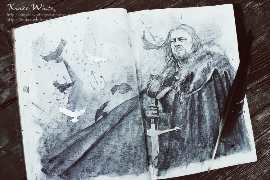Watercolor GoT Character Portraits by Kinko-White Watercolor GoT Character Portraits by Kinko-White