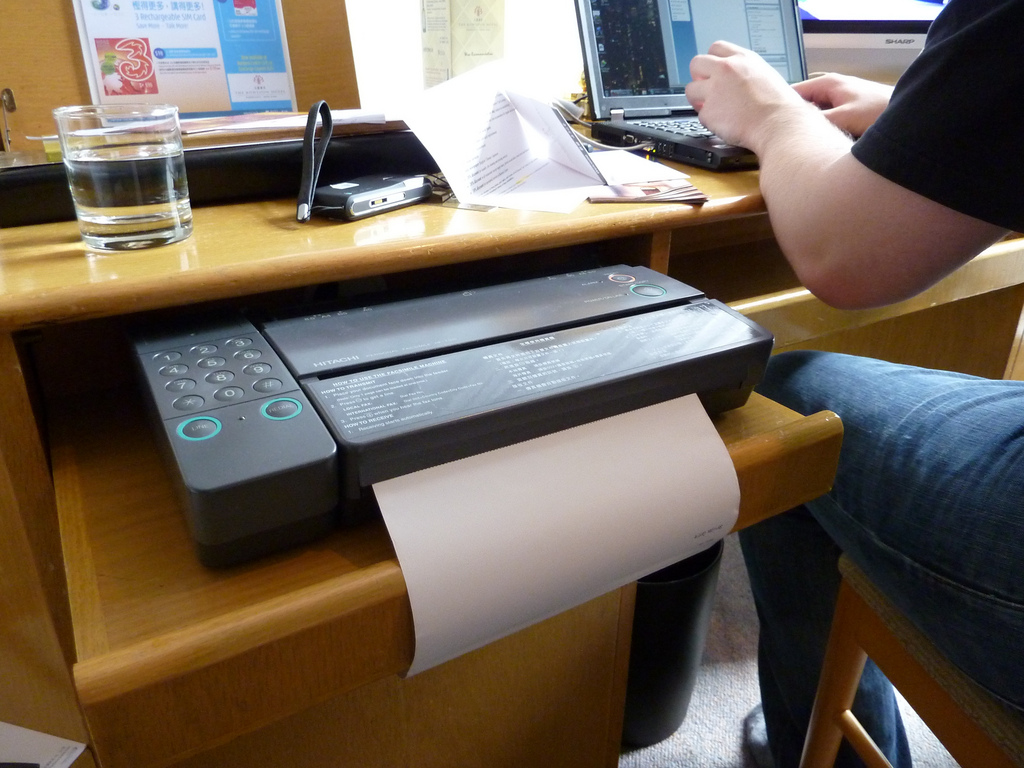 Receiving a FAX