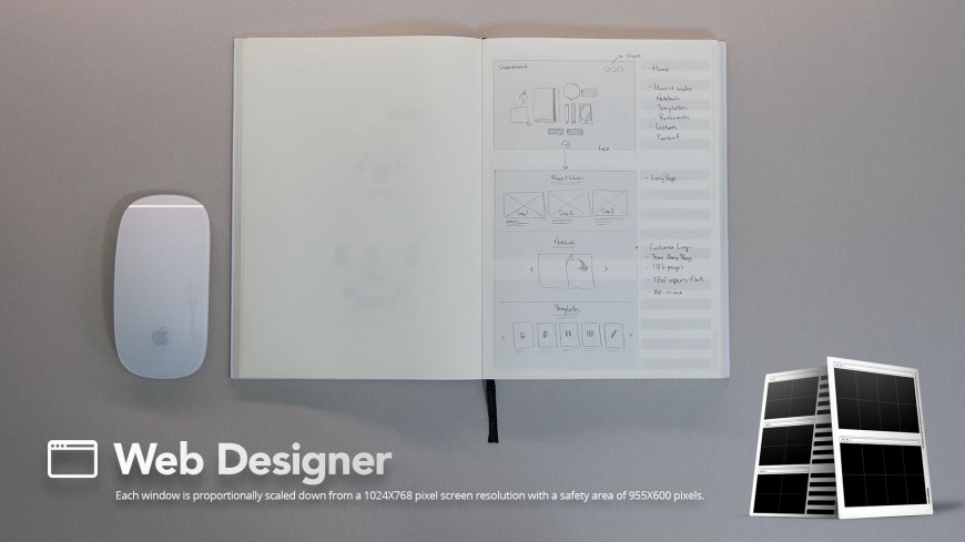 SketchyNotebook - Web Design