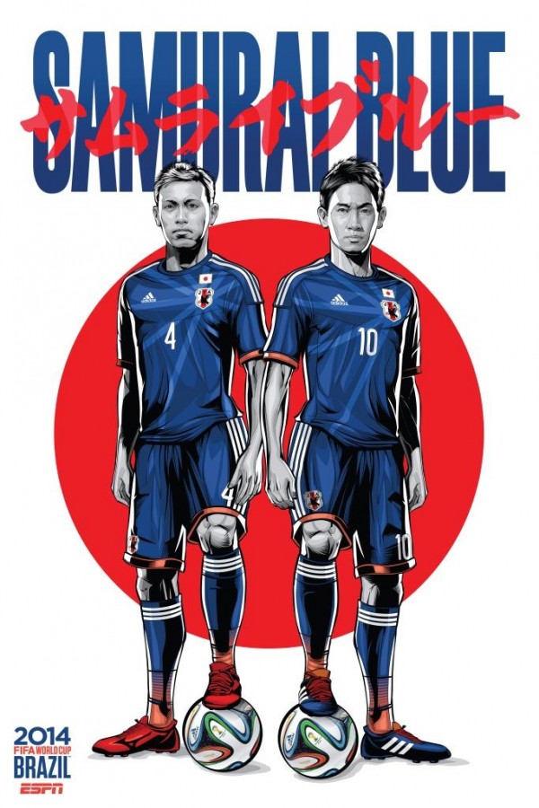 The Amazing FIFA World Cup 2014 Posters by ESPN and Wieden + Kennedy — free download