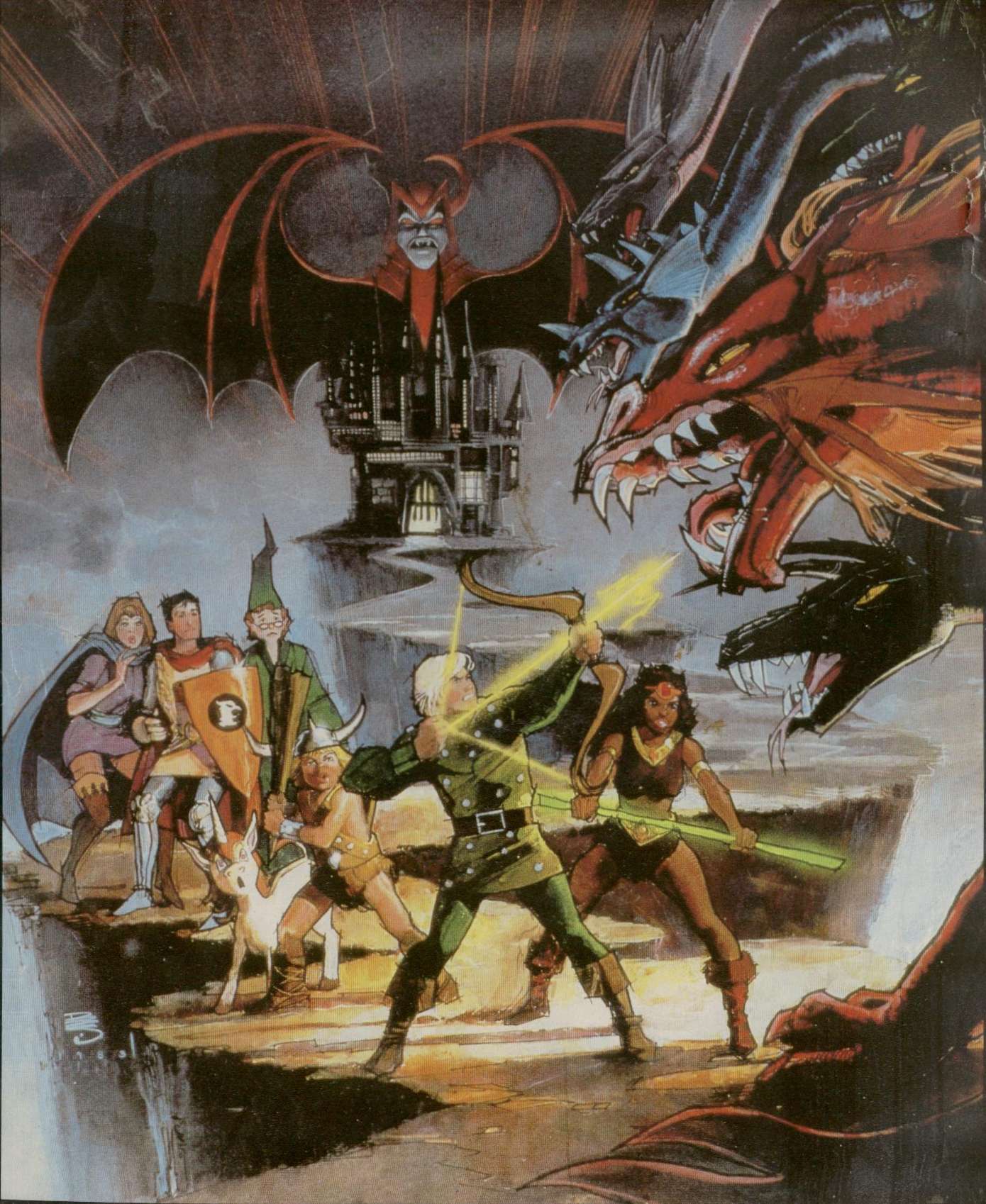 Bill Sienkiewicz Art For The Dungeons and Dragons Cartoon