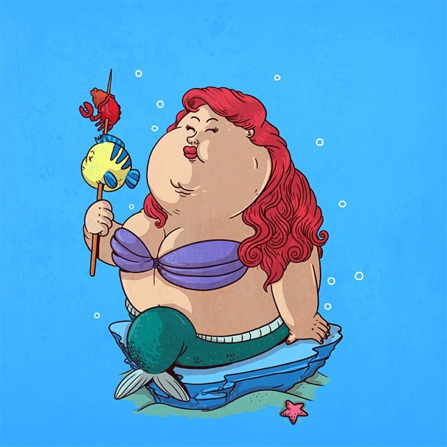 Chunky Lil Mermaid
