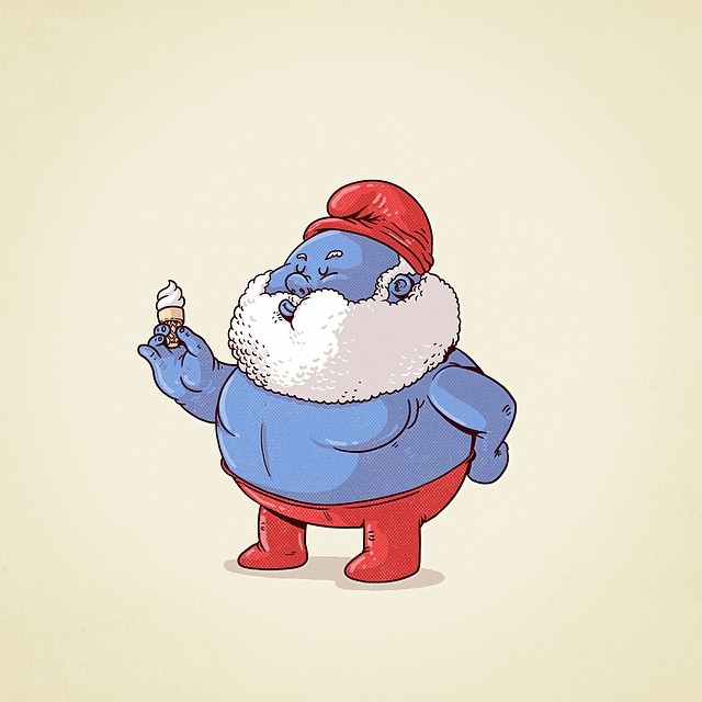 chunky Papa Smurf