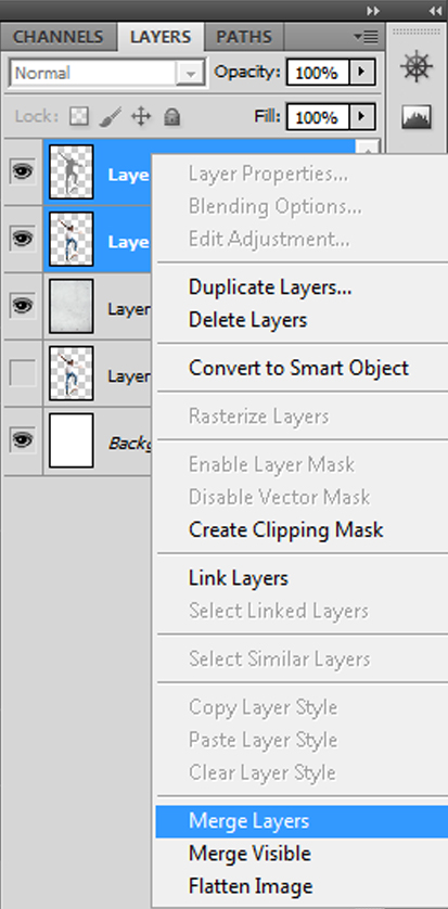 Step 10 - Merge layers