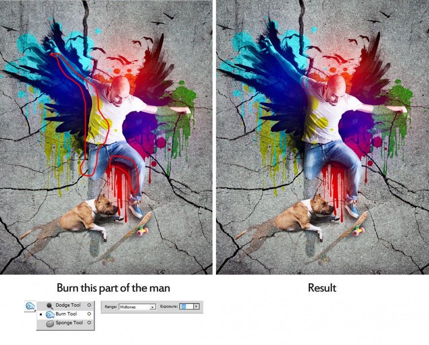 Step 41 - Burn Tool