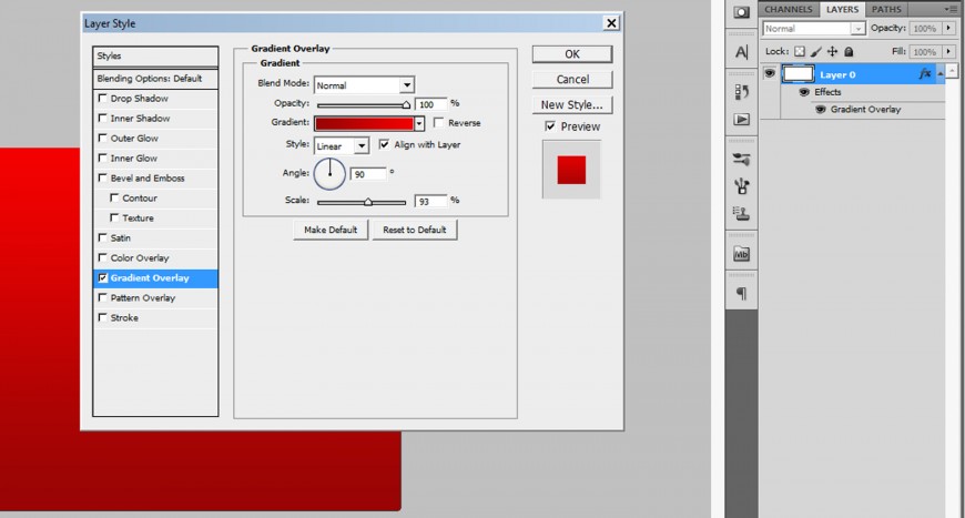 Step 03_Double click the layer & Select Gradient Overlay