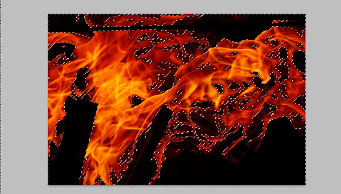6 - open fire photo then drag
