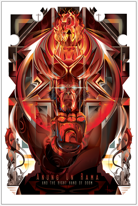 Hellboy 3 - Anung Un Rama & the Right Hand of Doom by Orlando Arocena