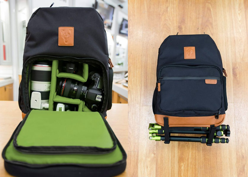 fashion camera backpack