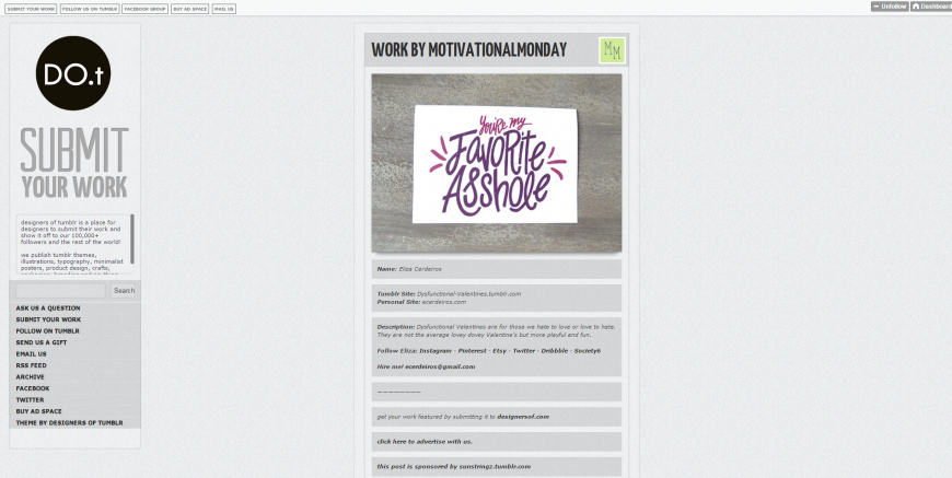 Designers of tumblr