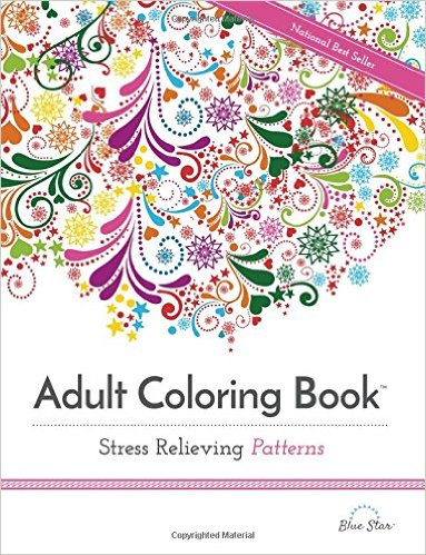 Adult Coloring Book Relieving Patterns