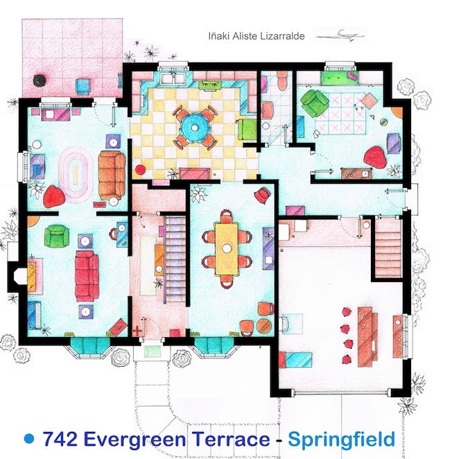 Floor Plans Of Famous Fictional Houses And Apartments